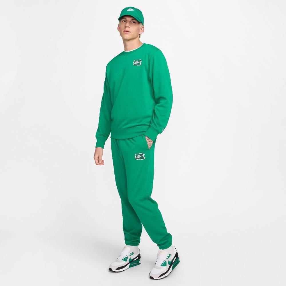 NIKE CLUB FRENCH-TERRY BOLT CUFFED PANT