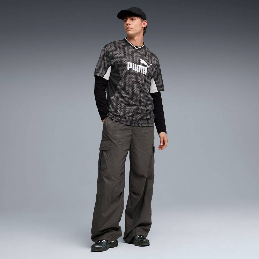 PUMA ESS BLOCK RELAXED FOOTBALL JERSEY