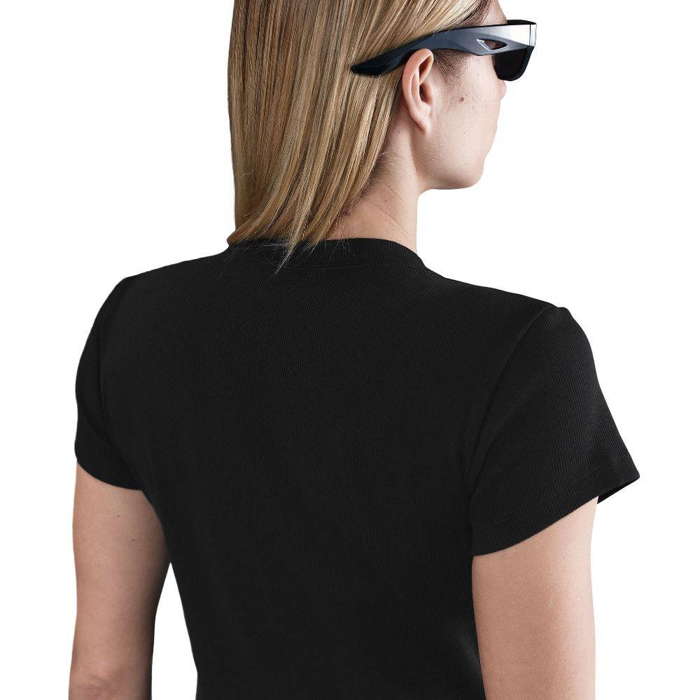NIKE NSW TIGHT RIBBED SS TOP