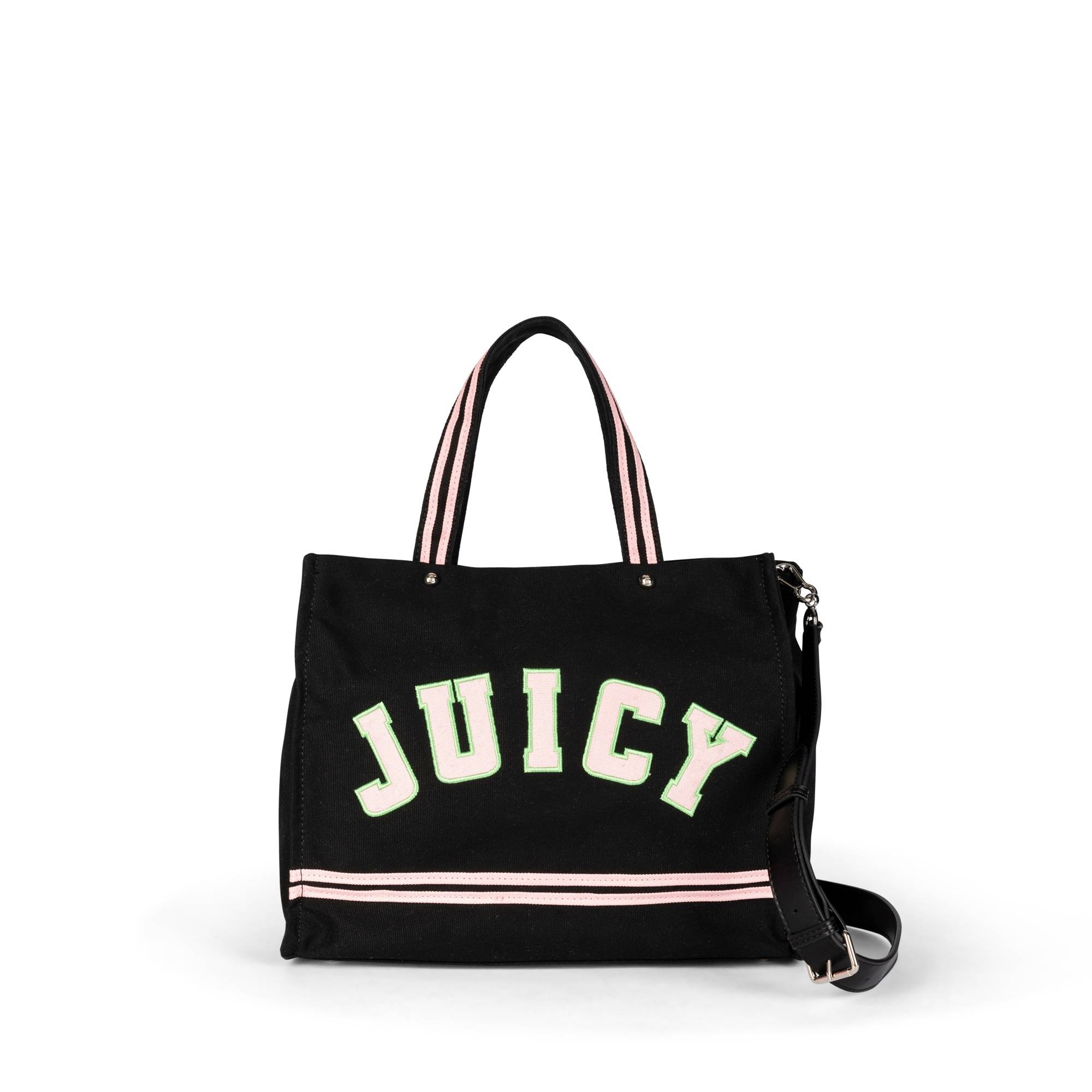 JUICY COUTURE IRIS PATCH CANVAS LARGE SHOPPING