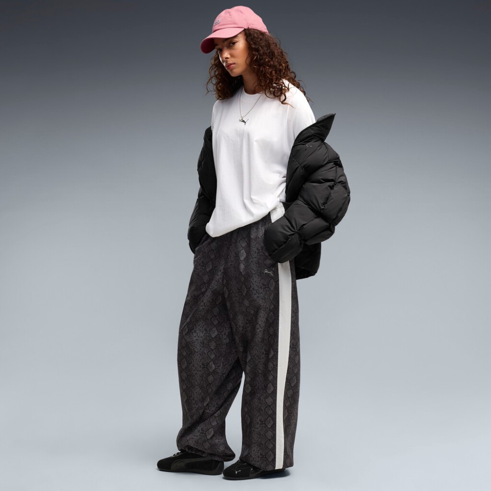 PUMA T7 RELAXED AOP SNAKE WOVEN PANTS OP