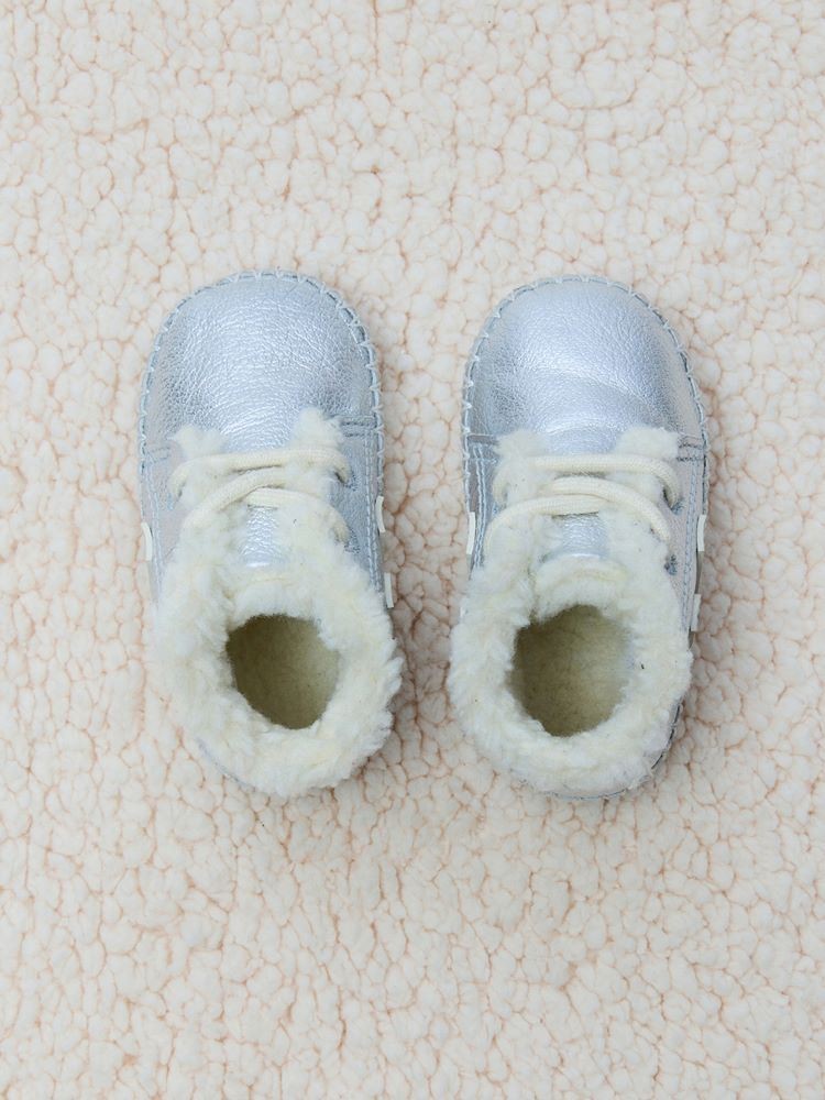 VEJA BABY FURED LEATHER CRIB