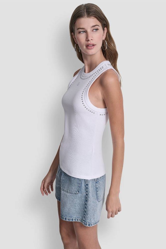 DKNY DOME STUDS TANK