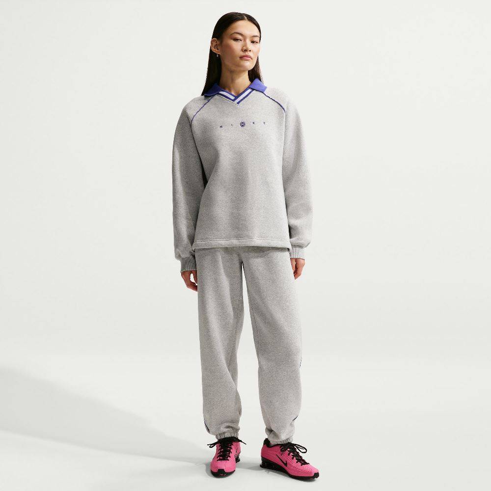 NIKE WOMENS PHOENIX POLO OVERSIZED TOP