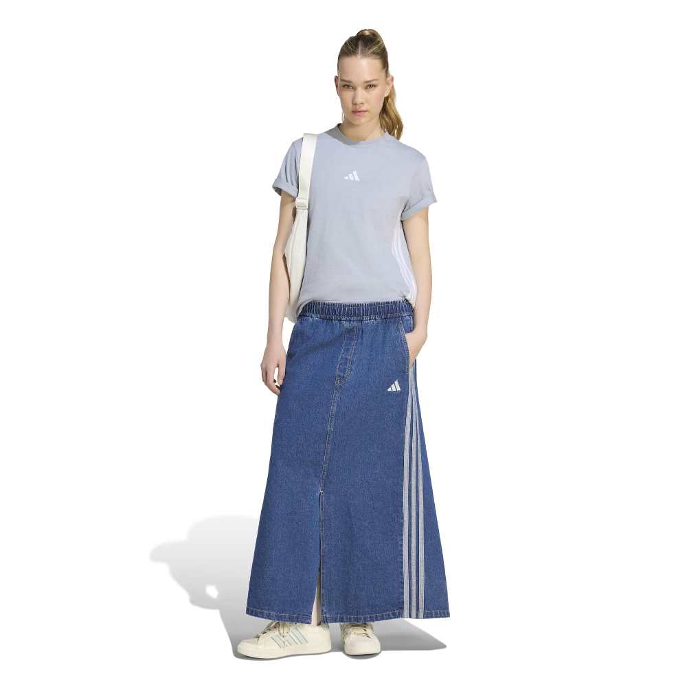 ADIDAS STADIUM WASHED DENIM LOOSE FIT SKIRT