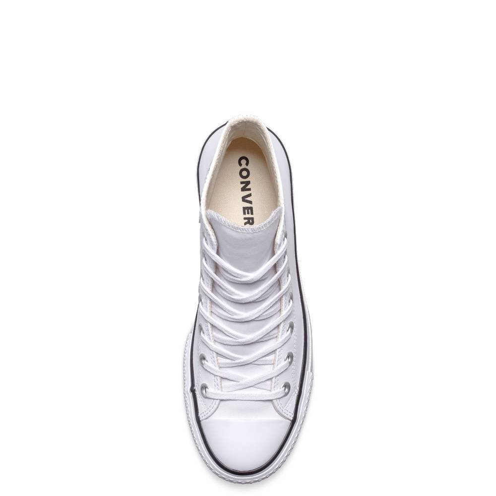 CONVERSE ALL STAR PLATFORM LEATHER HIGH-TOP