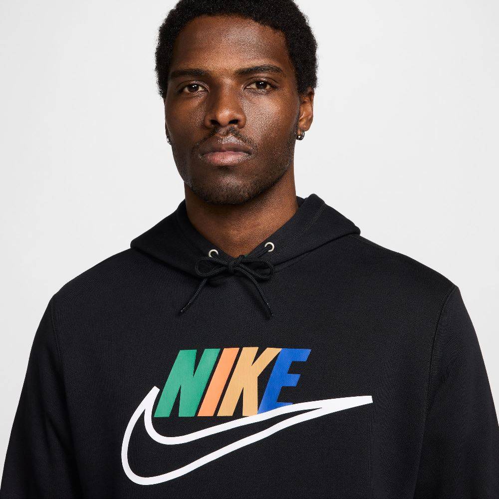 NIKE CLUB FUTURA MULTI-COLOR LOGO HOODIE