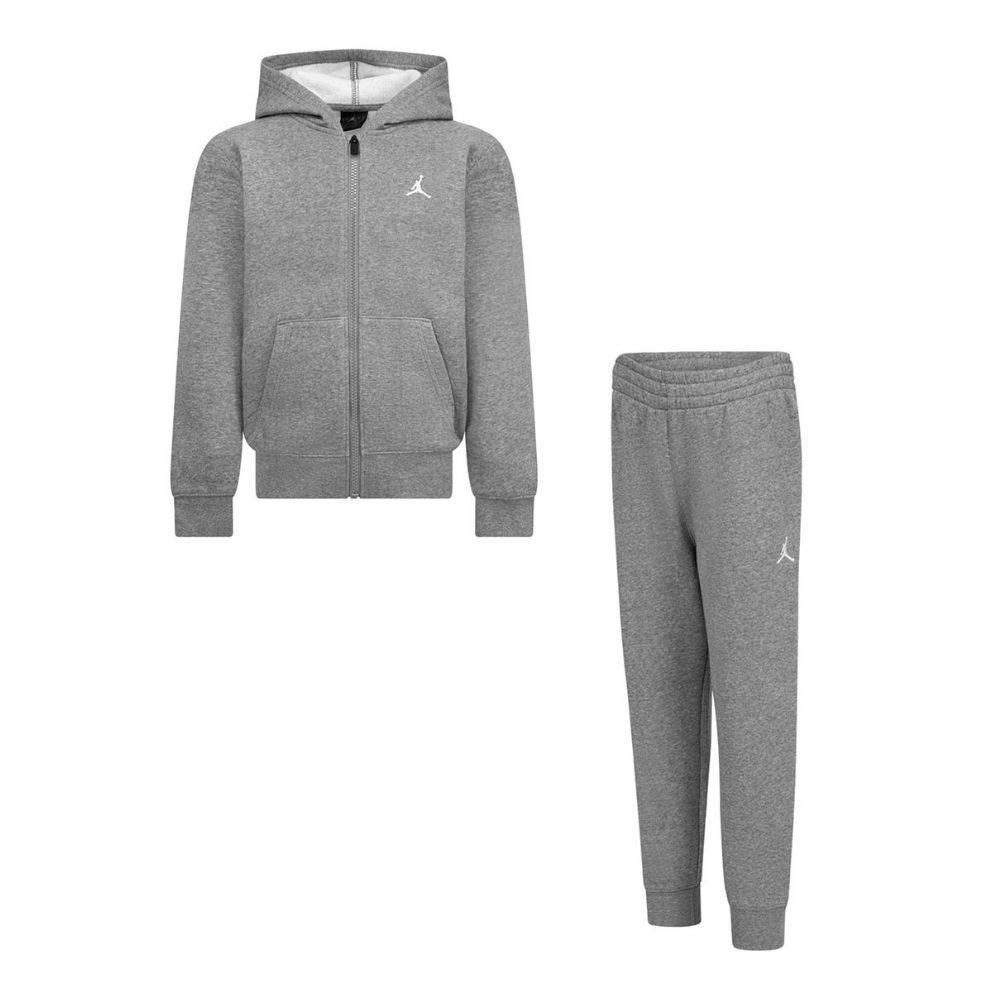 NIKE JORDAN LITTLE KIDS MJ BRKLYN FLC FZ HOODIE SET