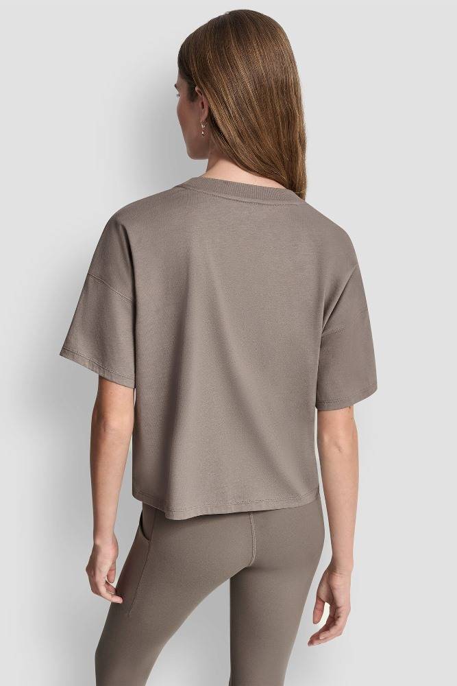 DKNY CENTERED LOGO SHORT SLEEVE TEE
