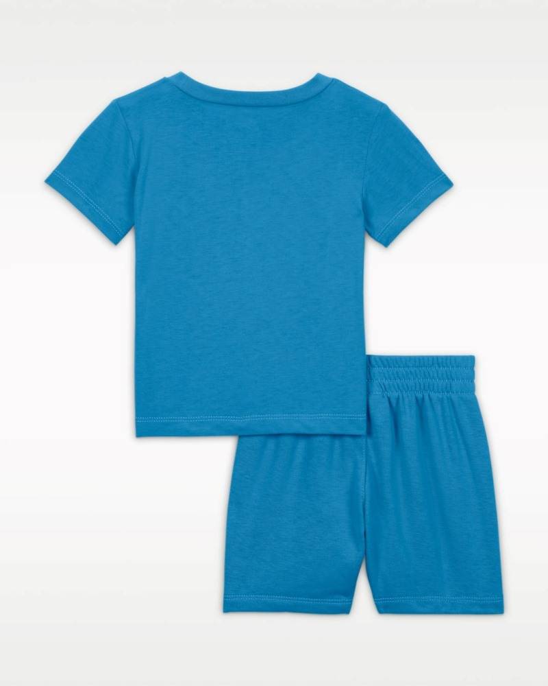 NIKE INFANT BOYS CLUB LBR KNIT SHORT SET