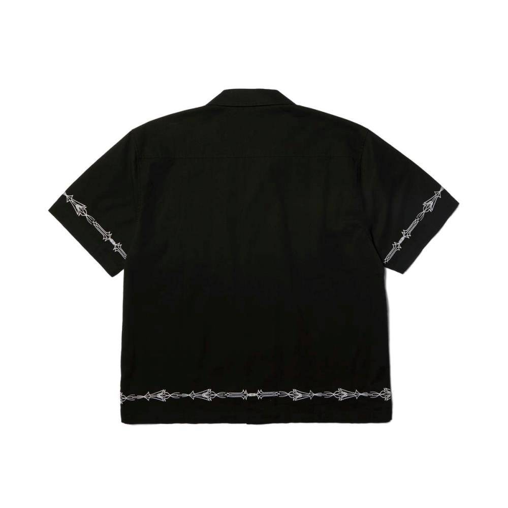 HUF PINSTRIPE EMB S/S RESORT SHIRT