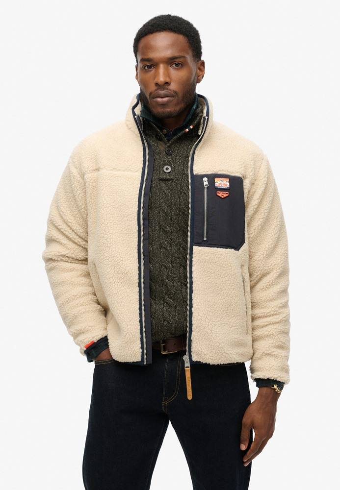 SUPERDRY VINTAGE RETRO FULL ZIP FLEECE