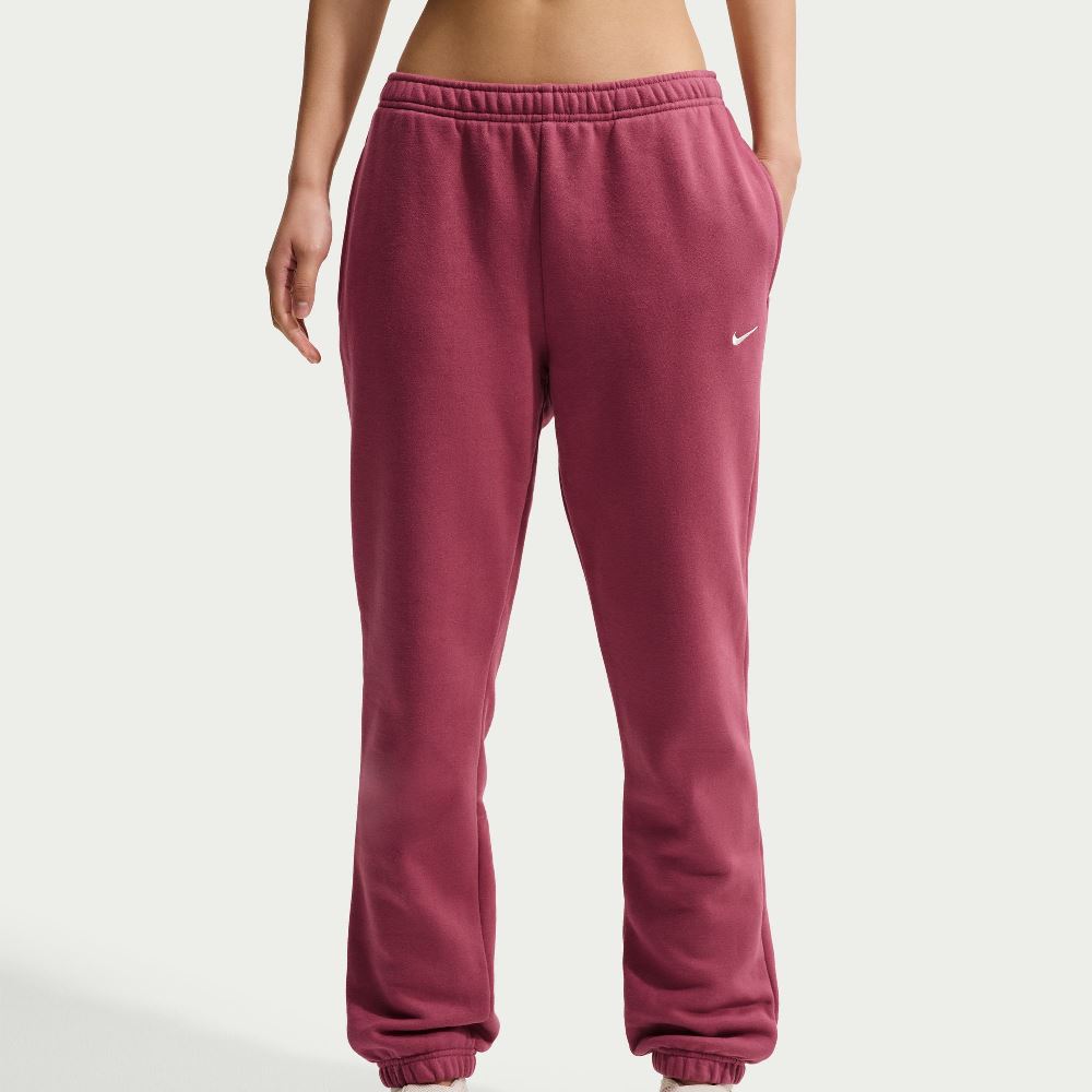 NIKE STUDIO FLEECE MEDIUM-RISE CF PANT