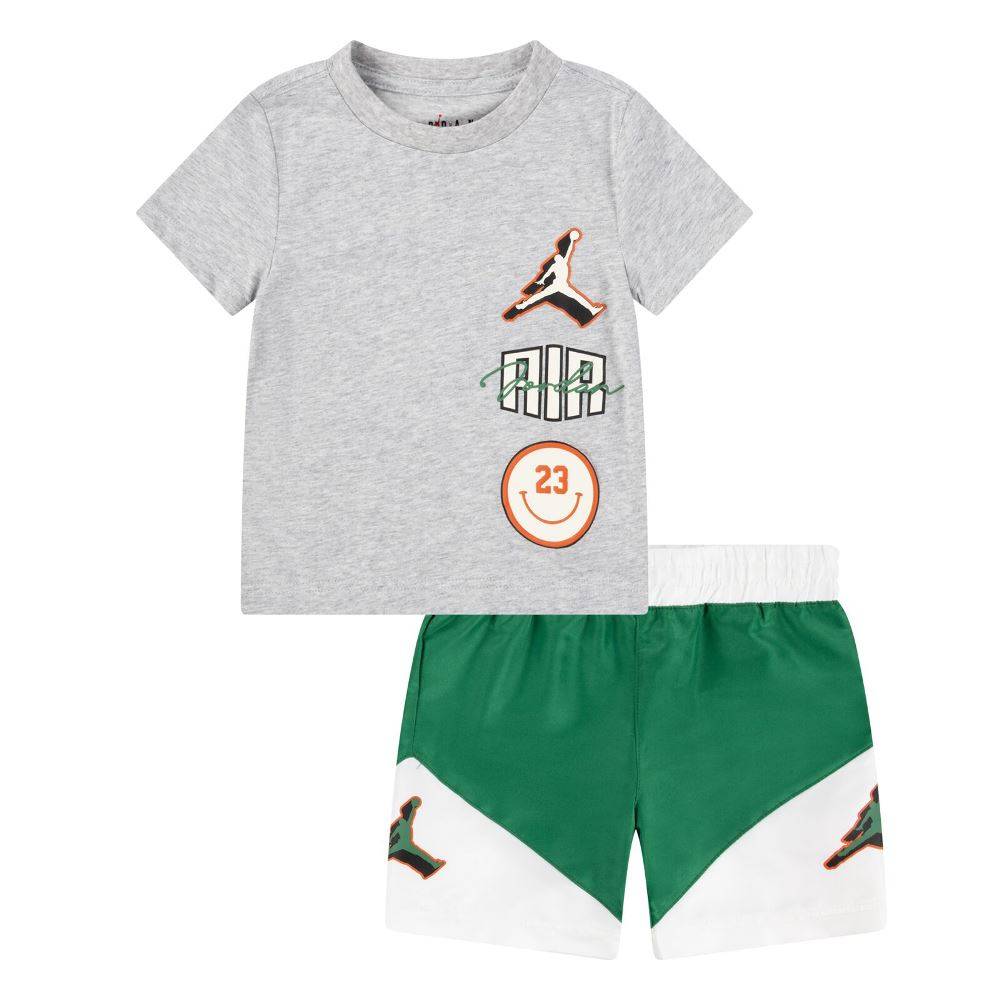 NIKE JORDAN INFANT BOYS JUMPMAN STACKED PLAY SHORT
