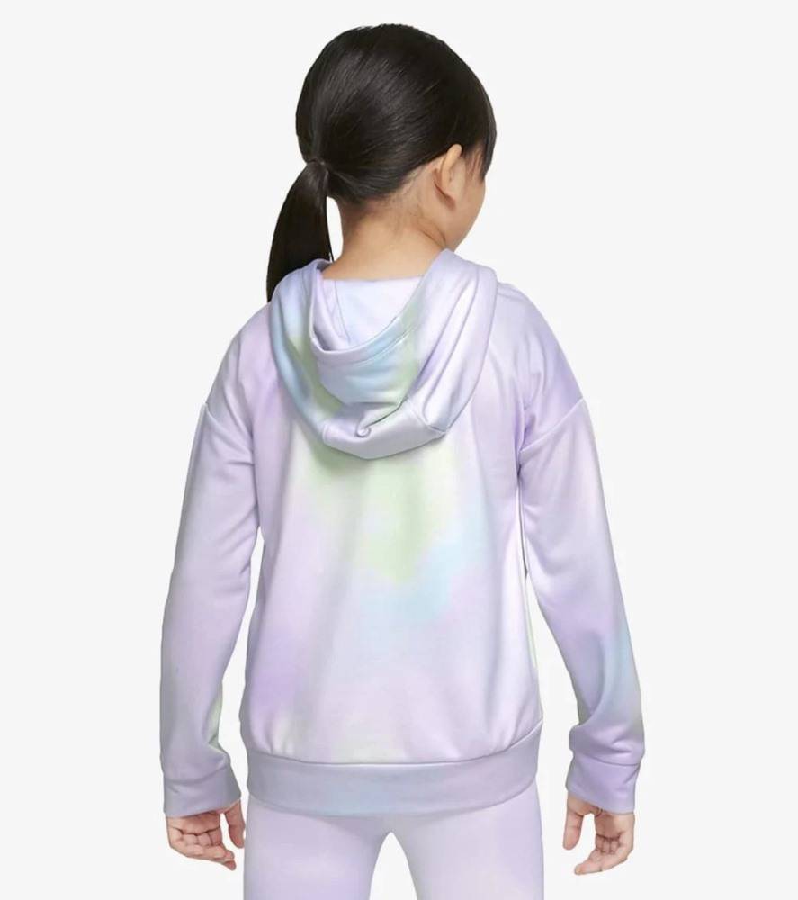 NIKE LITTLE GIRLS AURA ALL-OVER-PRINT HOODIE