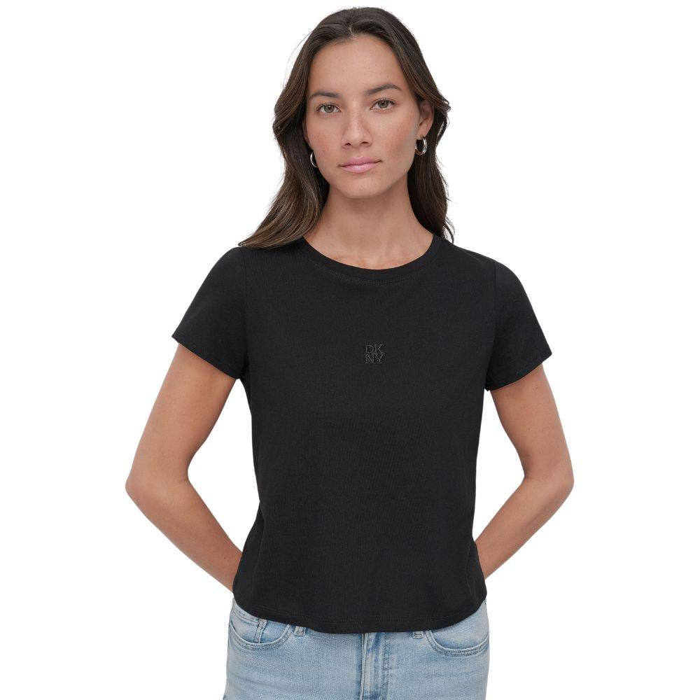 DKNY LOGO SHORT SLEEVE TOP