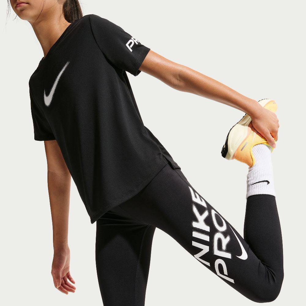 NIKE PRO GIRLS DRI-FIT LIGHTWEIGHT LEGGINGS