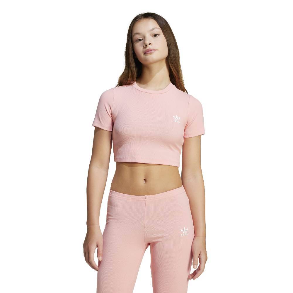 ADIDAS RIB CROP TEE
