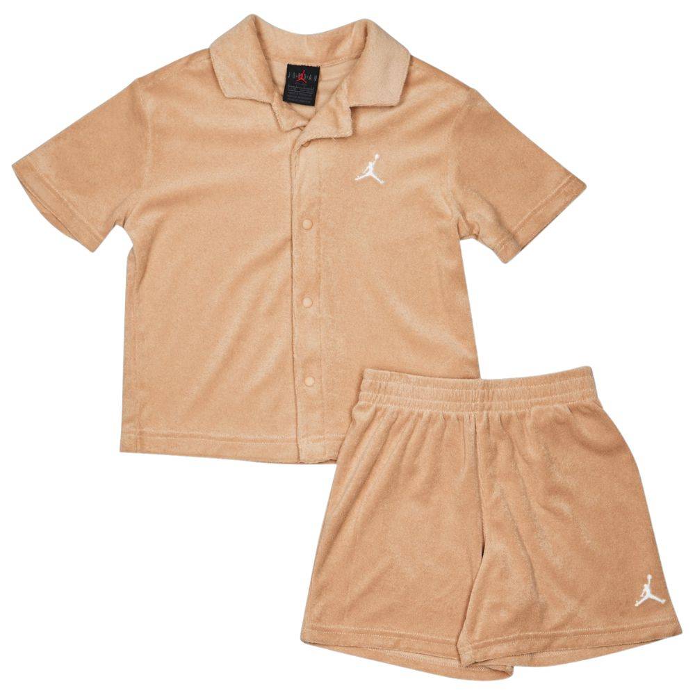 NIKE JORDAN LITTLE KIDS TERRY CLOTH CAMP SET