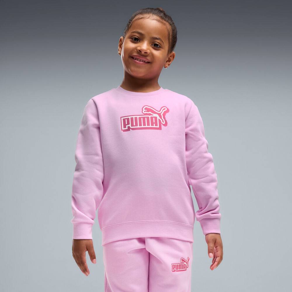 PUMA ESS LOGO LAB CREW SWEAT SUIT FL PS
