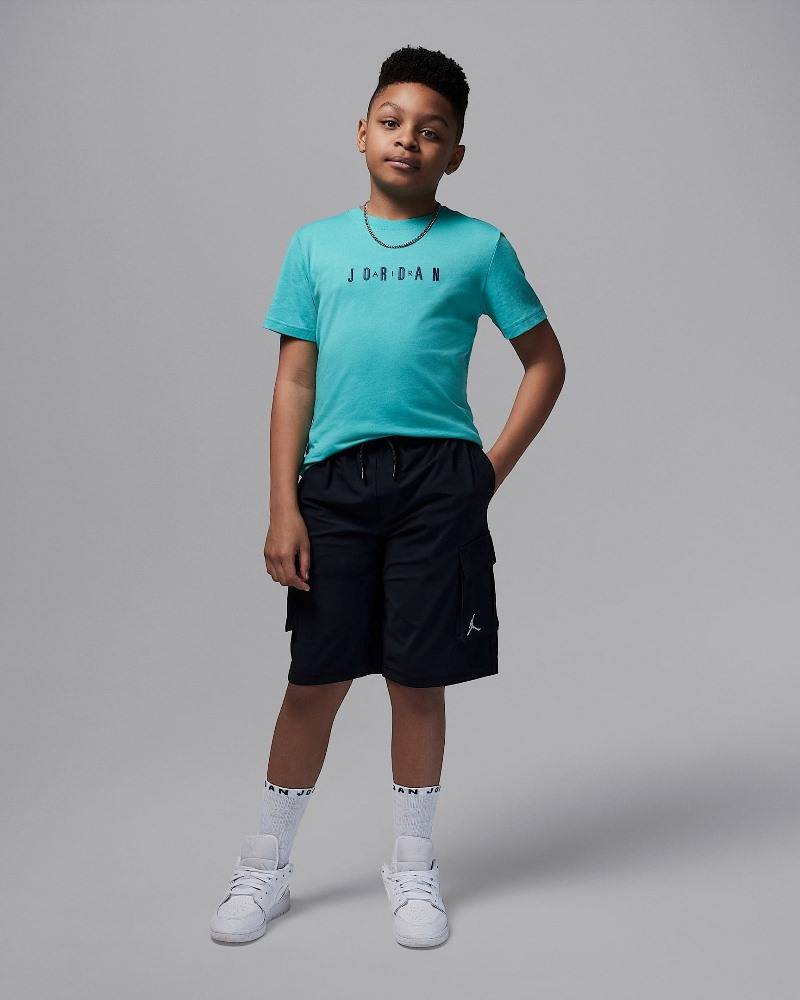 NIKE JORDAN BOYS MJ WORDMARK EMB CREW