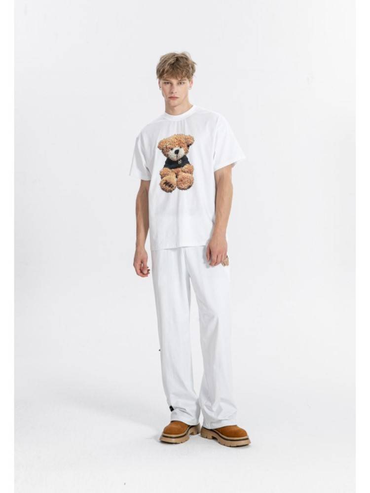 MWM TEDDY BEAR PRINT OVERSIZED TEE