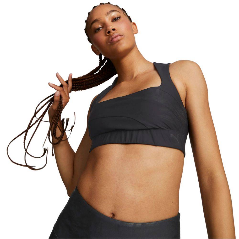PUMA MID IMPACT SAFARI GLAM BRA