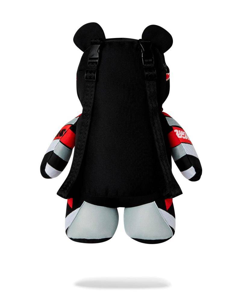 SPRAYGROUND SHREDDED ARCTIC MONEYBEAR BACKPACK