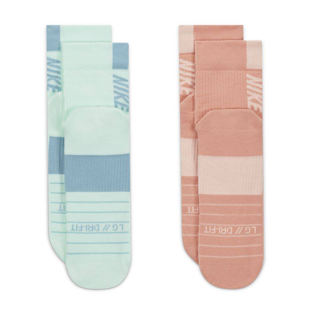 NIKE MULTIPLIER ANKLE 2-PAIRS SOCK