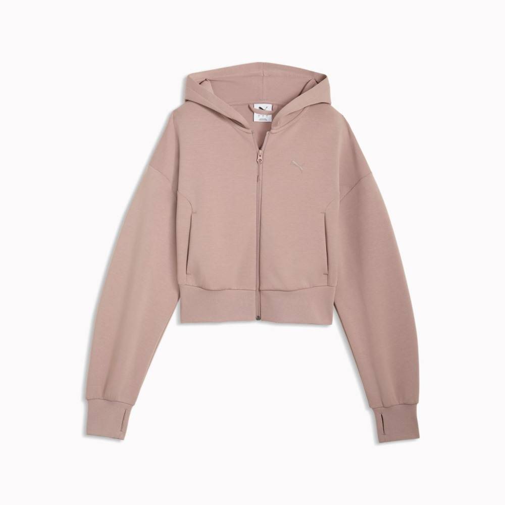 PUMA PUMATECH SENSE FULL-ZIP SOFT TOUCH DRYCELL HOODIE DK