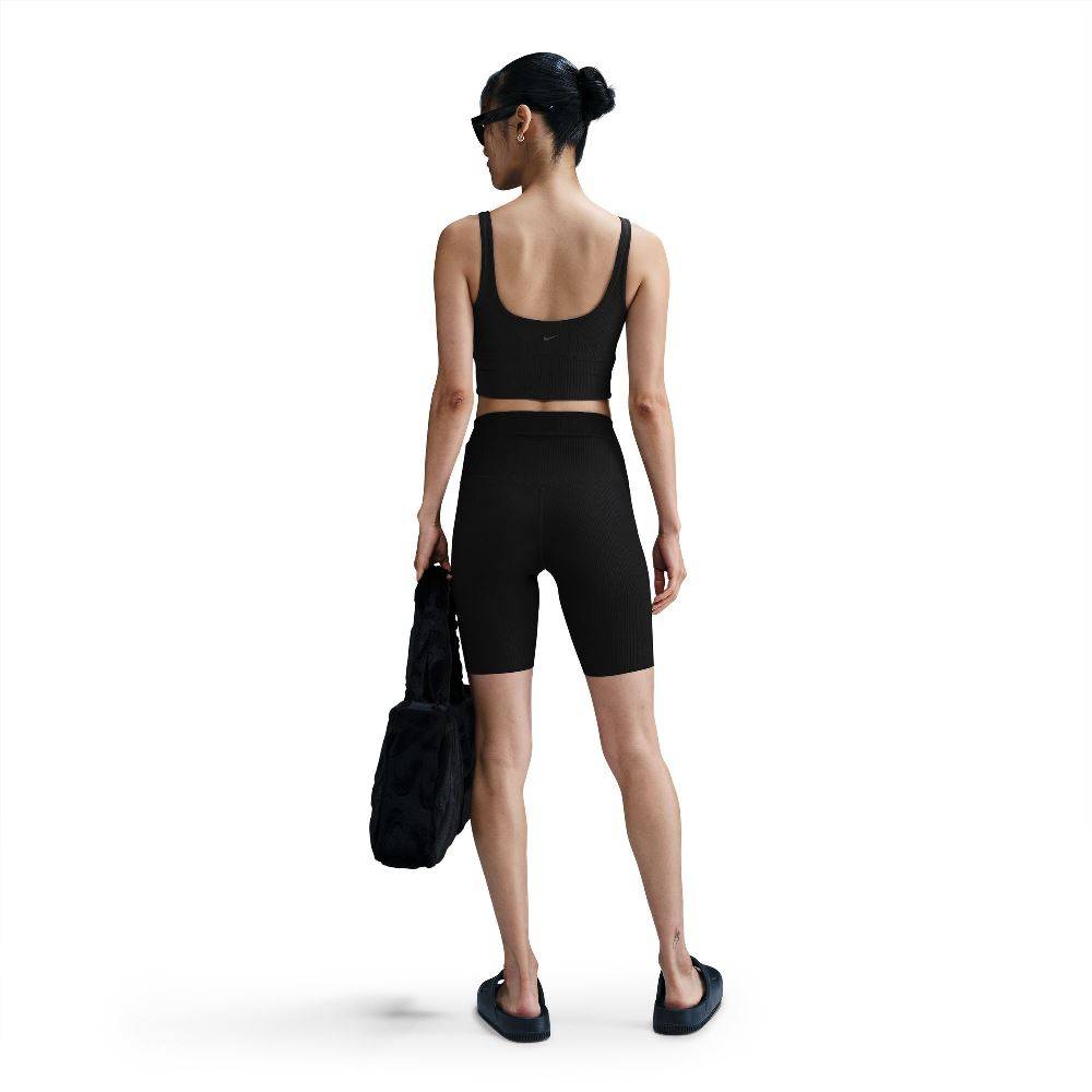 NIKE ZENVY RIB LIGHT-SUPPORT PADDED SPORTS BRA