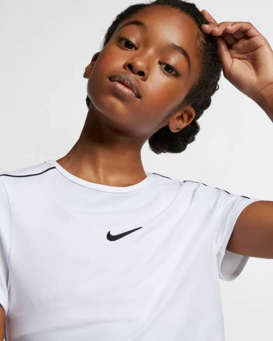 NIKE GIRLS TENNIS COURT DRI-FIT TOP