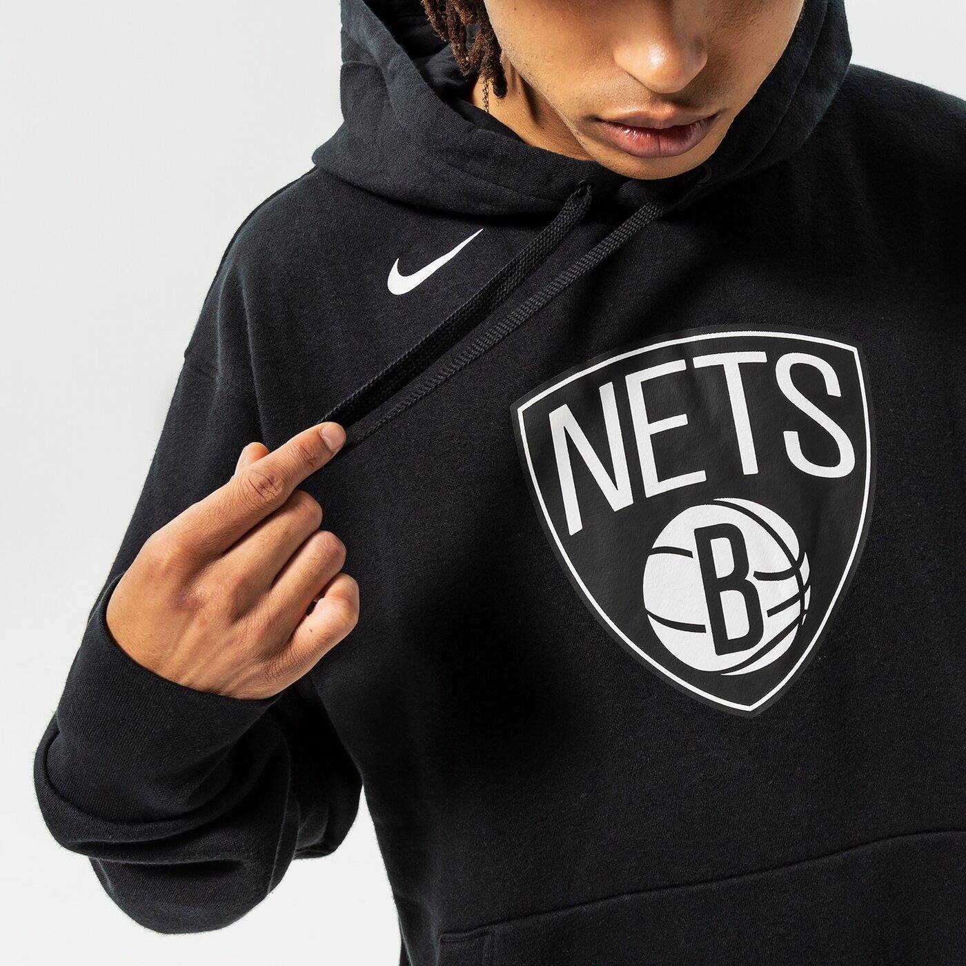 NIKE NBA BROOKLYN NETS ESSENTIALS FLEECE HOODIE