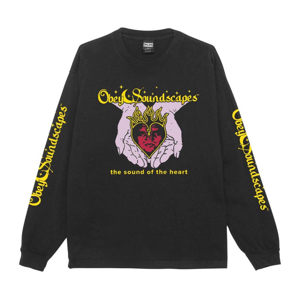 OBEY SOUNDSCAPES TEE LS