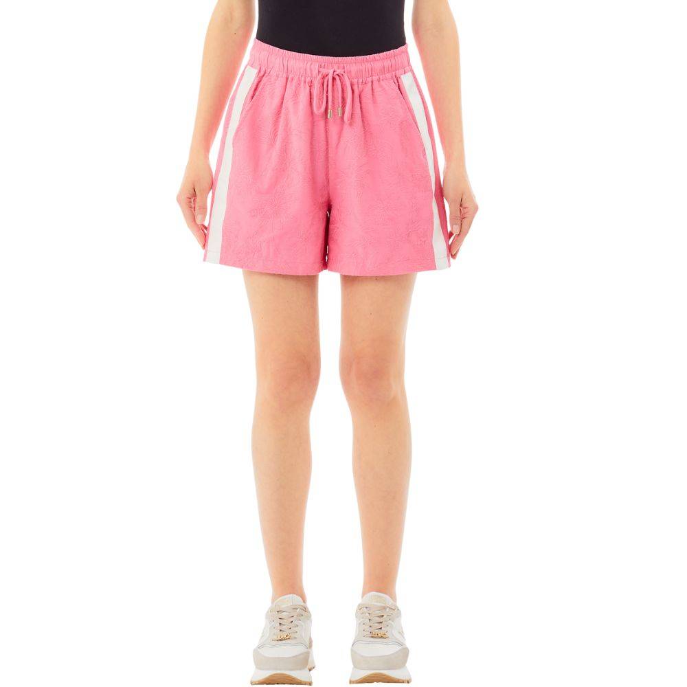 LIU JO EMBROIDERED COTTON SHORT
