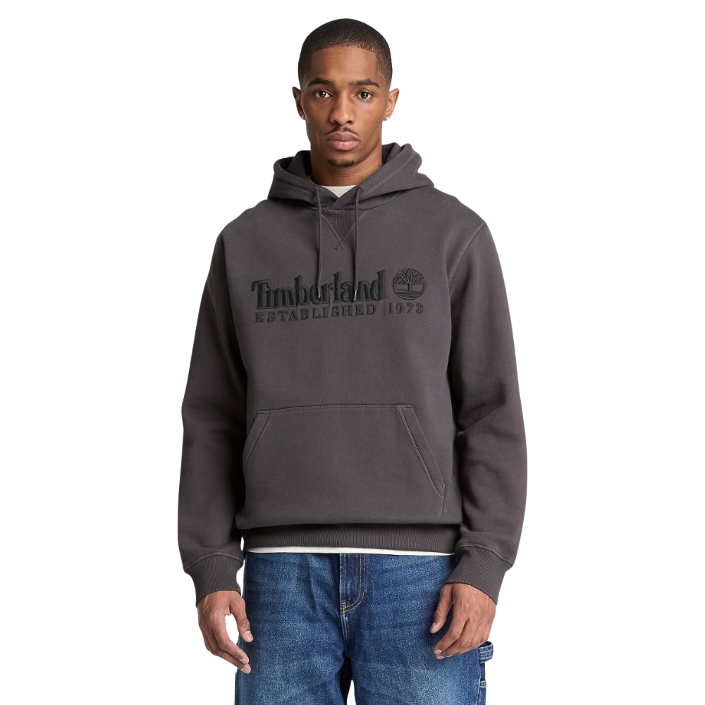 TIMBERLAND ESTABLISHED 1973 EMBROIDERED LOGO BB HOODIE
