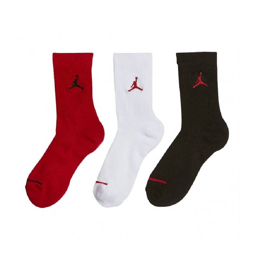 NIKE JORDAN JUMPMAN KIDS CREW 3-PAIRS SOCKS