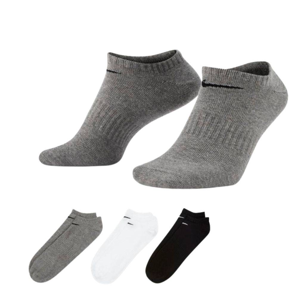NIKE EVERYDAY LIGHT NO SHOW 3 PAIRS SOCK