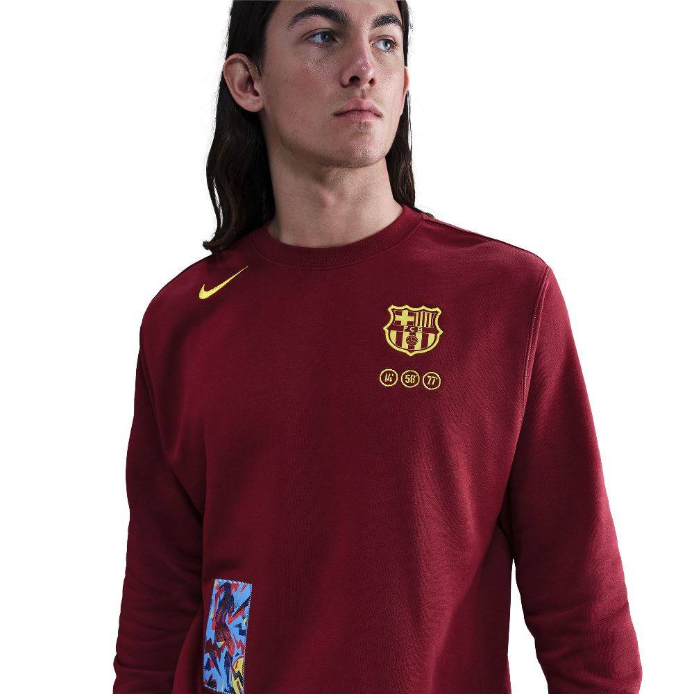 NIKE BARCELONA FRENCH TERRY CREW SWEAT