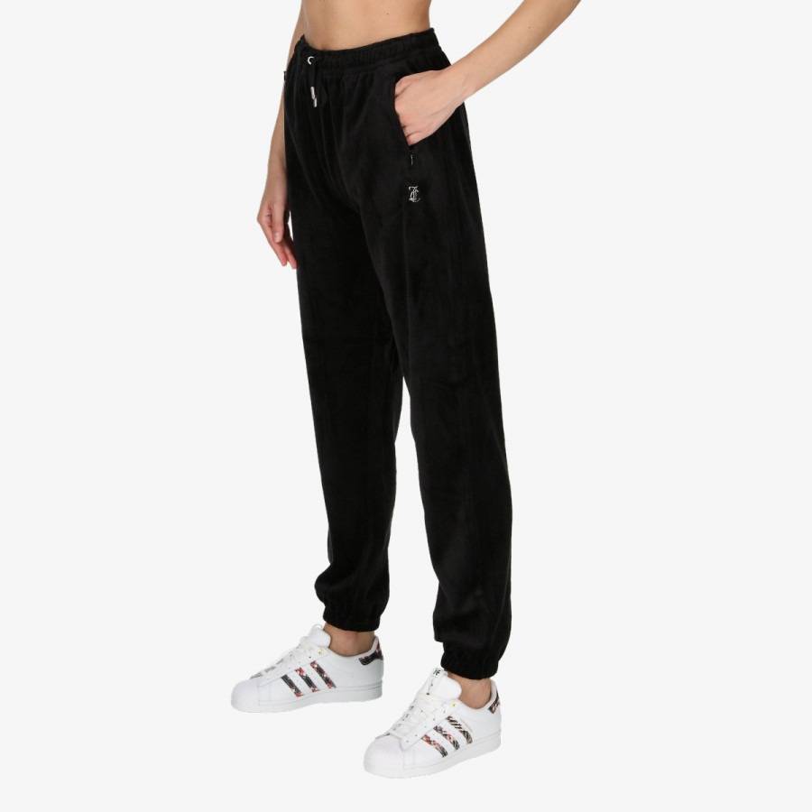 JUICY COUTURE LILIAN DIAMANTE VELOUR CUFFED JOGGER