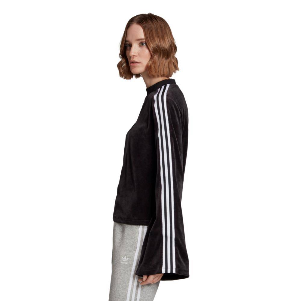 ADIDAS FLARED SLEEVE VELOUR SWEATSHIRT WOMENS