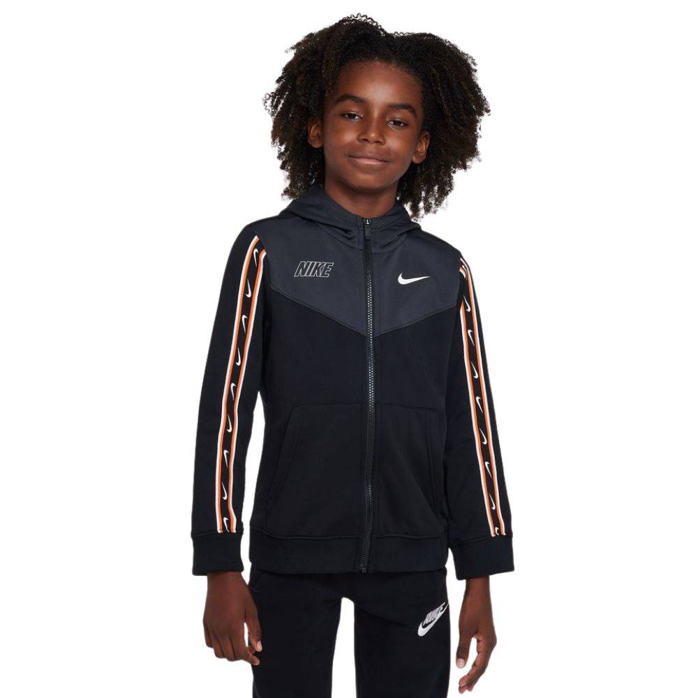 NIKE BOYS  SPORTSWEAR REPEAT FLEECE FULL-ZIP HOODIE