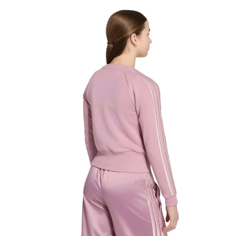 ADIDAS GIRLS SATIN SWEATSHIRT