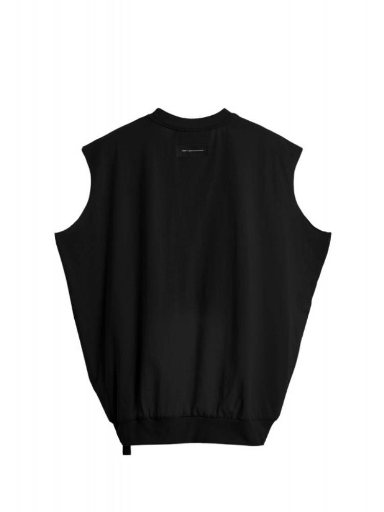 MWM TEDDY BEAR FLOCK PATCH OVERSIZED TANK TOP WOMEN