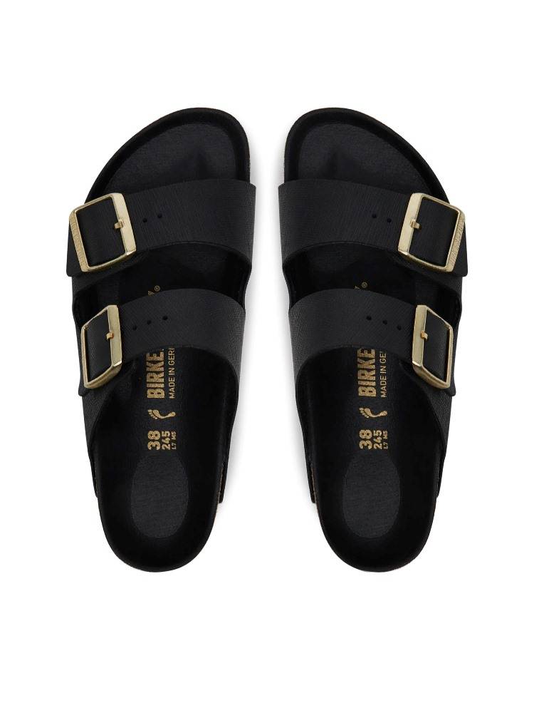 BIRKENSTOCK ARIZONA BIRKO-FLOR SAFFIANO FLOWER NARROW
