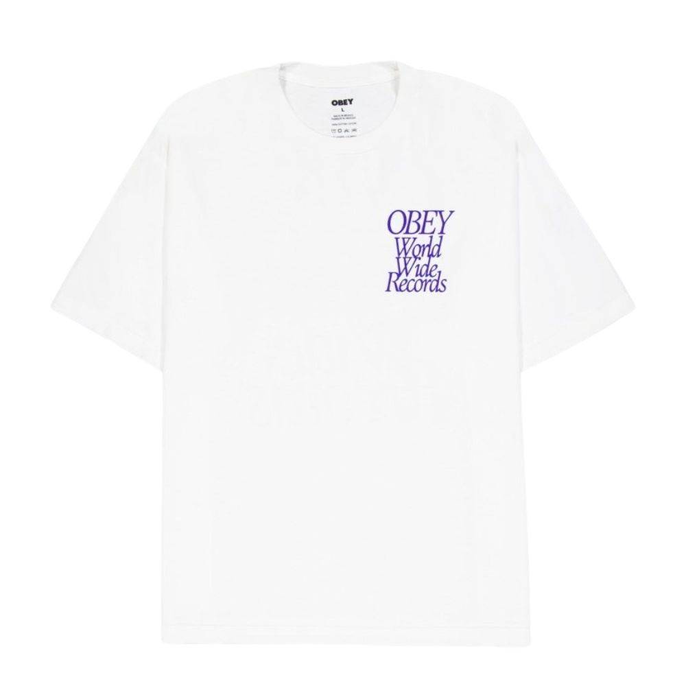 OBEY WORLDWIDE RECORDS TEE