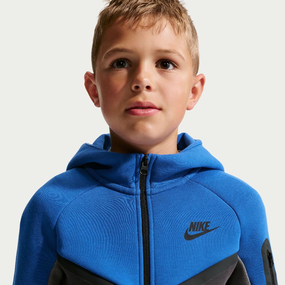 NIKE SPORTSWEAR KIDS TECH FLEECE FULL-ZIP