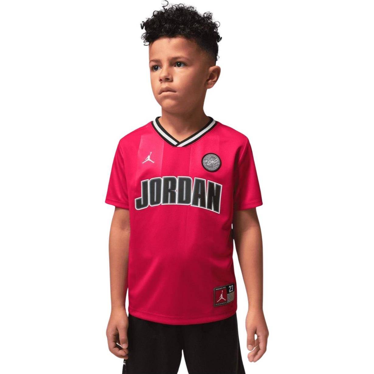 NIKE JORDAN LITTLE BOYS MJ SPORT JERSEY MESH SHORT SET