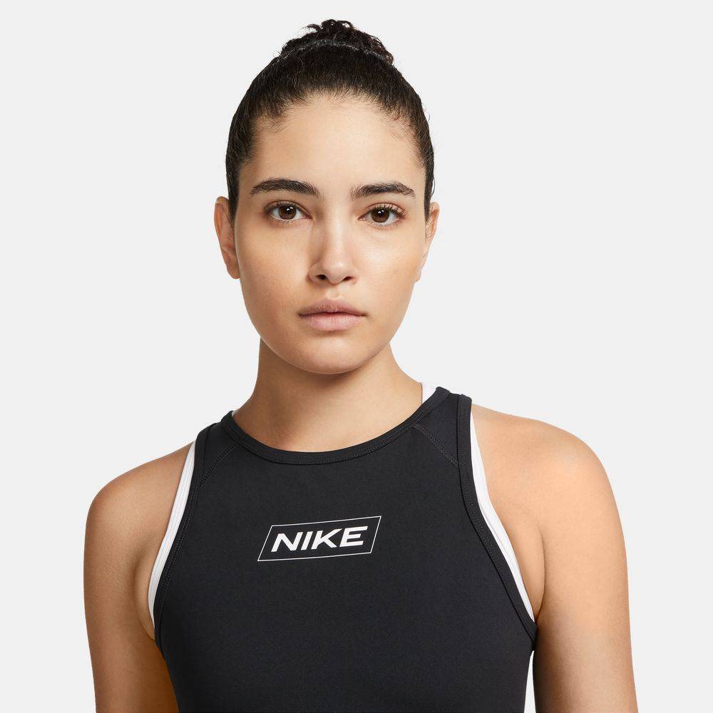 NIKE DRI-FIT WOMENS CROPPED GRAPHIC TANK