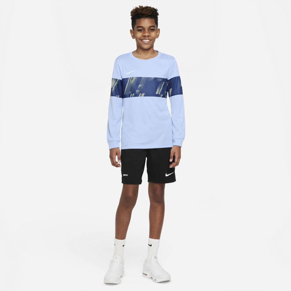 NIKE FC YOUTH DRI-FIT LIBERO LONG-SLEEVE GRAPHIC TEE